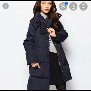 Kate spade puff jacket with bow